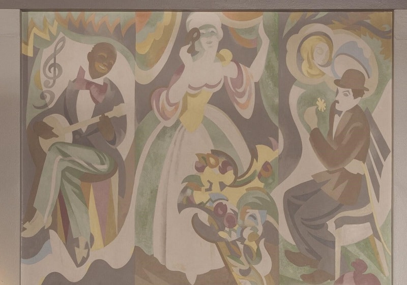 Fine Arts Center Murals Ward Lockwood Murals in Fine Arts Center