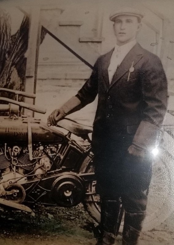 Gagliano's Great-Grandfather-Harley 1917