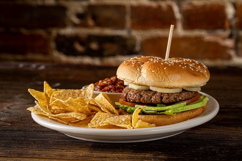 Poor Richard's Downtown Local Burger Lunch