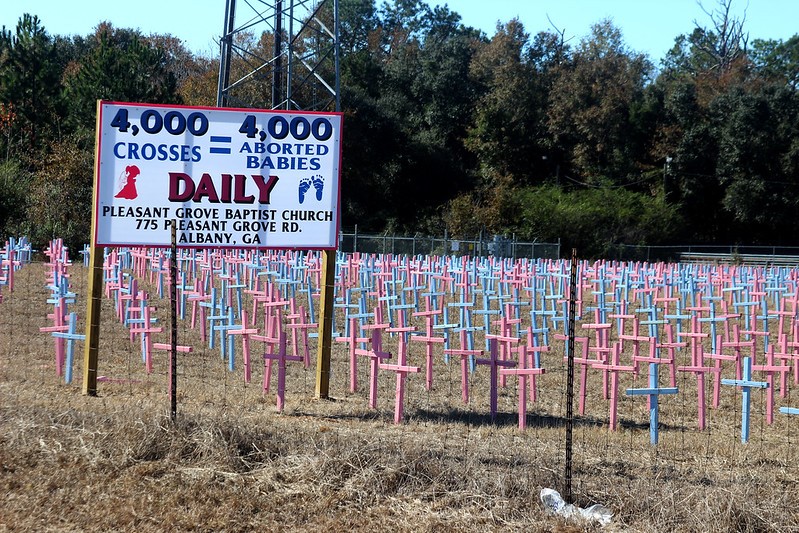 Abortion Pro-Life Sign. If does not matter if you're pro-life or pro-choice,