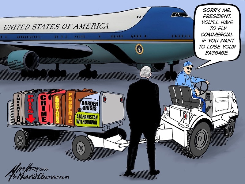 Biden's First Year Living out of a suitcase