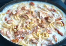 Blackened Chicken Fettuccini Alfredo