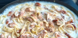 Blackened Chicken Fettuccini Alfredo