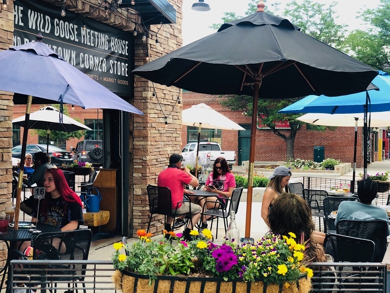 Wild Goose Meeting House Outside Seating