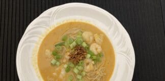 Coconut Curry Shrimp with Noodles