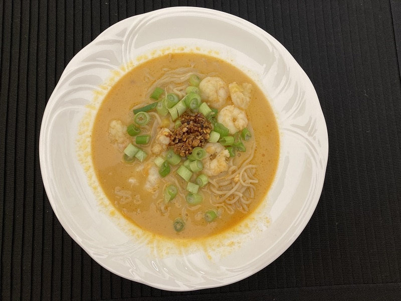 Coconut Curry Shrimp with Noodles