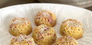 Lemon Raspberry Tea Cakes