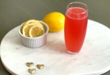 Raspberry Lemonade Mimosa