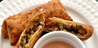 Cheeseburger Egg Rolls