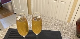 Sparkling Vanilla Bourbon Flute