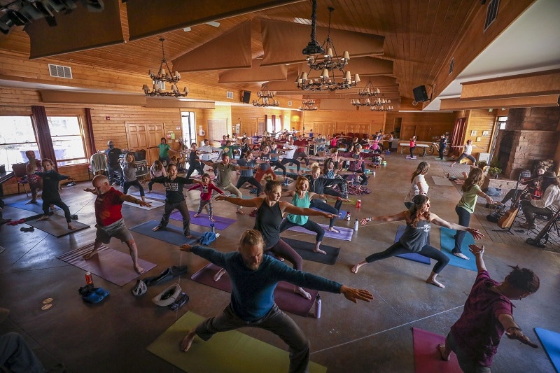 MeadowGrass Music Festival Yoga Class During 2021 MeadowGrass Music Festival