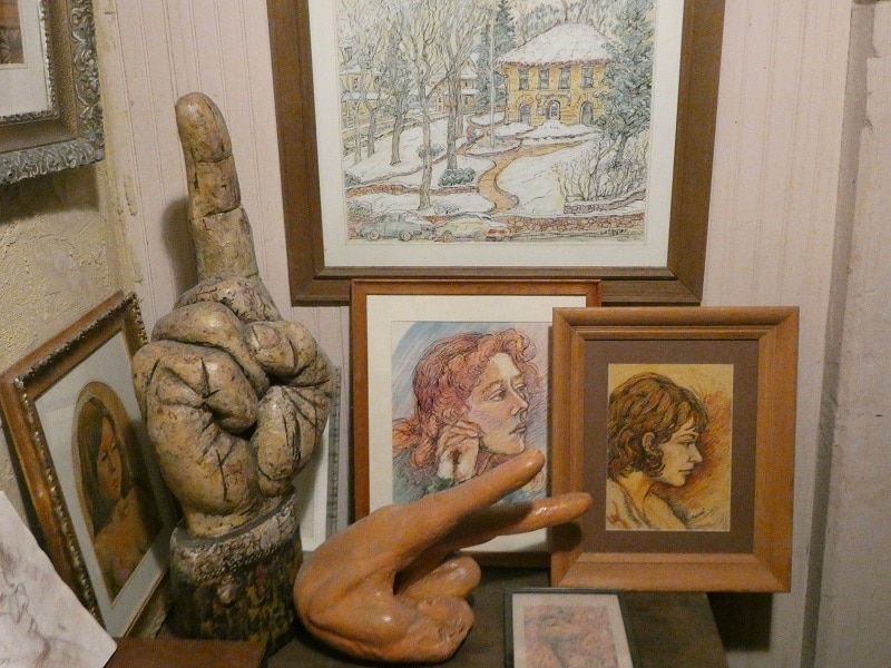 C.H. Rockey Unusual art items in C.H. Rockey House