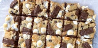 S'mores Cookie Bars