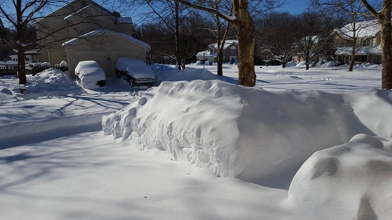 Kody Wilson Snowfall in a Neighborhood
