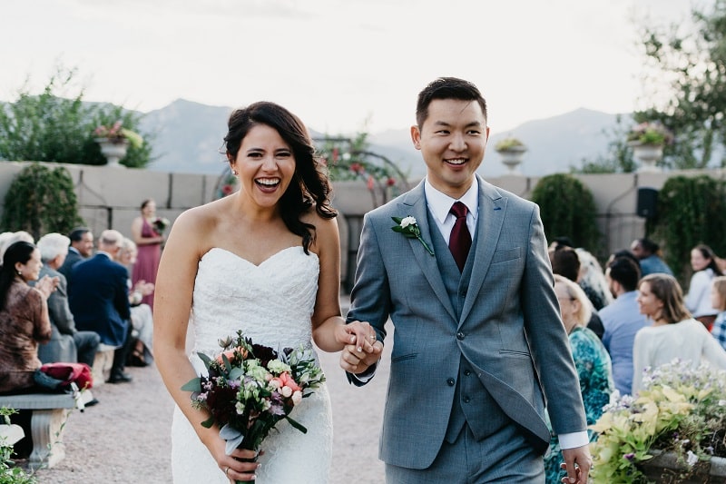 Hillside Gardens Celebrating a wedding at Hillside Gardens.