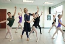 Kate Walsh Honea leading a class