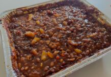 Smoked Apple Pie Baked Beans