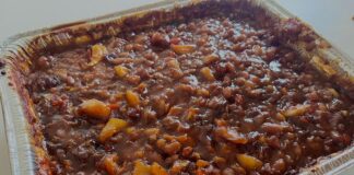 Smoked Apple Pie Baked Beans