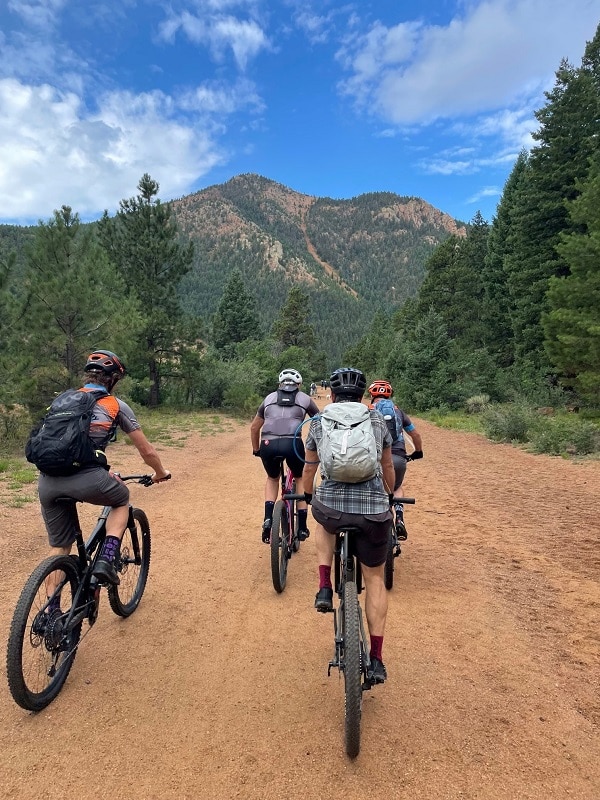 Pikes Peak APEX APEX course crew checking on trails prior to the 2021 Pikes Peak APEX Race