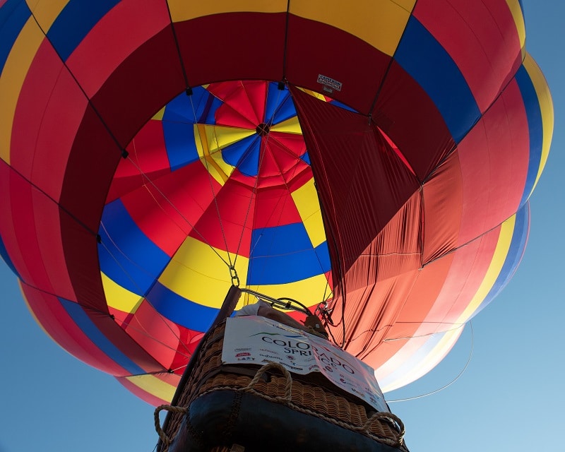 Liftoff Individual operates a balloon at past festival