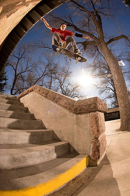 Skateboarding Trick Pop