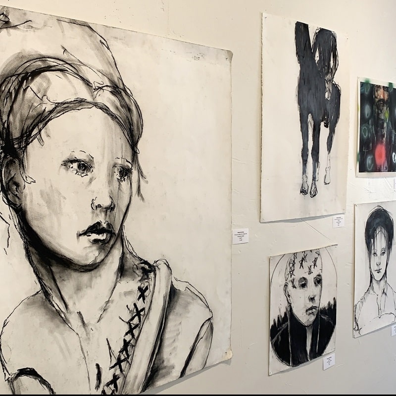 G44 Gallery Artist Michael Dowlings works show a perspective of light in darkness