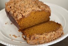 Pumpkin Streusel Bread