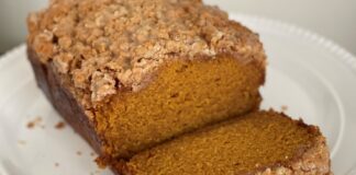 Pumpkin Streusel Bread