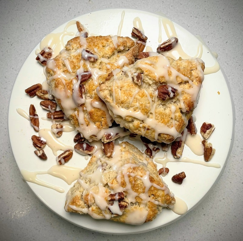 Blue Sunflour Maple Pecan Scones