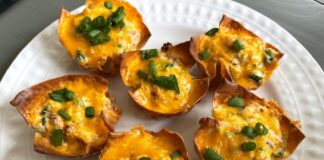Jalapeno Popper Wonton Cups