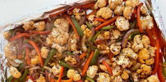 Sheet Pan Cauliflower Fajitas