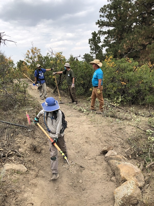 PPORA Trail work & improvement completed with PPORA Stewardship Fund