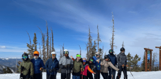 Chalet Team on Ski Day at Monarch 2022