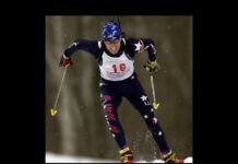 Michael Brothers at the Military Olympic Biathlon Trials in Jericho Vermont in 2001.