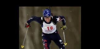 Michael Brothers at the Military Olympic Biathlon Trials in Jericho Vermont in 2001.