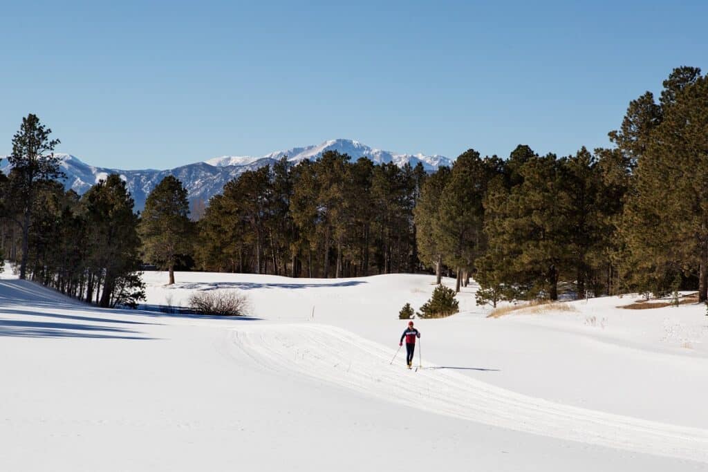 Another beautiful day for local skiing