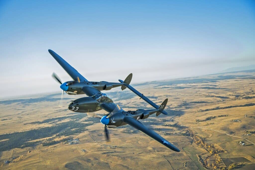 WWII Aviation Museum Famous P-38 Lightning