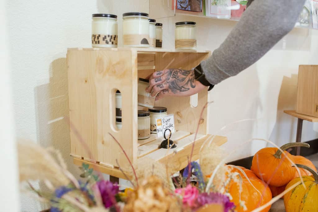 Bread and Butter Different fragrances of candles also adorn the shelves at Bread And Butter Market in Colorado Springs.