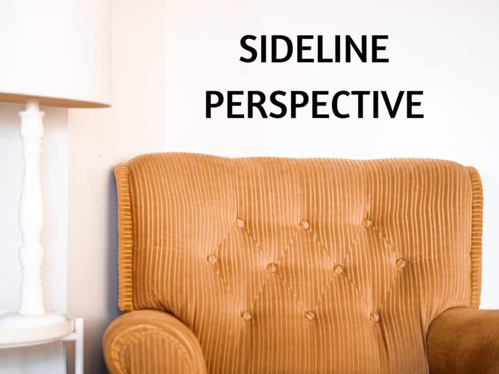 Ideological Distinctions Sideline Perspective Chair