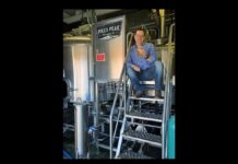 Owner/Brewer Chris Wright inside the Pike's Peak Brewery Brewhouse in Monument.