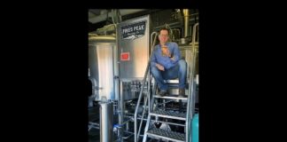 Owner/Brewer Chris Wright inside the Pike's Peak Brewery Brewhouse in Monument.