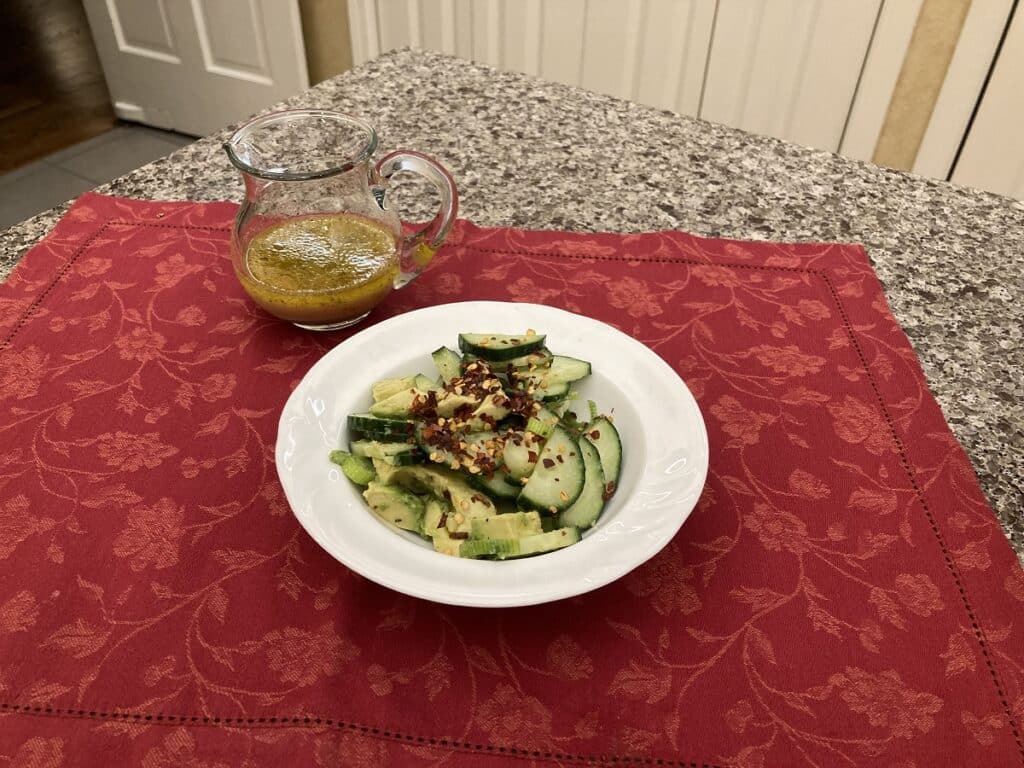 Cucumber Avocado Salad