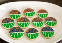 Football Stadium Sugar Cookies Football Stadium Sugar Cookies