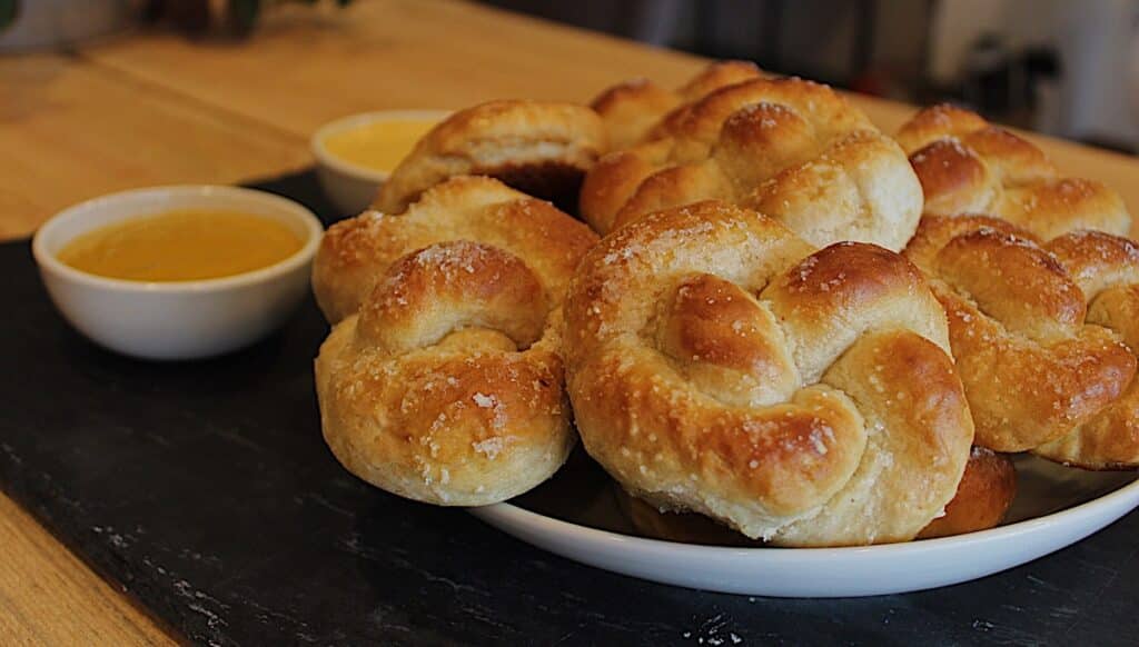 Pretzels Garlic Roll Mustard Pretzels Mark Anthony's