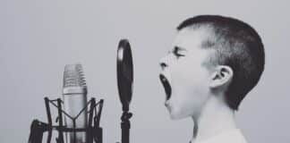 Kid Yelling Into a Mic