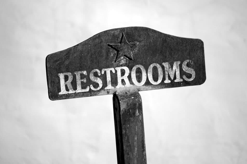 Restrooms Restroom Sign