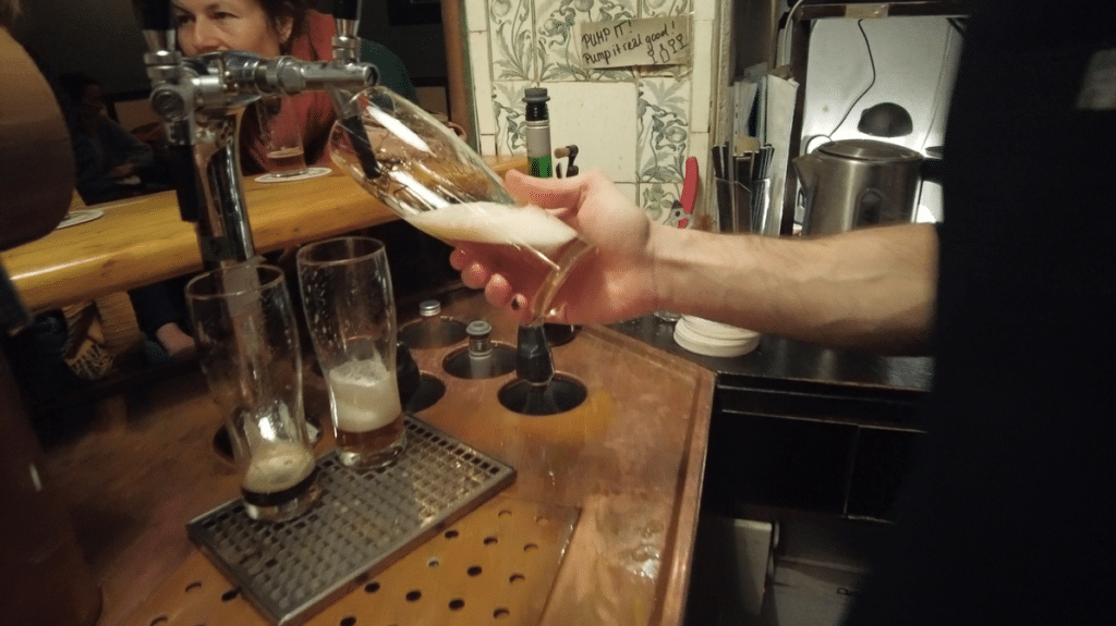 Berlin Brewing Beer Pour at Hops & Barley Berlin