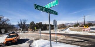 Constitution Ave Sign
