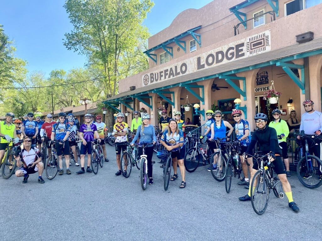 Getting ready for a bike ride