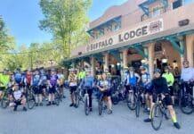 Getting ready for a bike ride